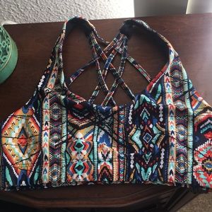 Tribal sport bra